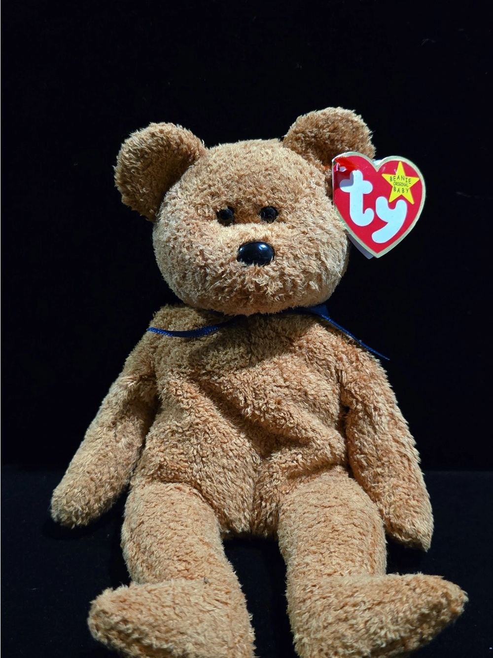 Ty Brown Plush Teddy Bear with Heart Tag